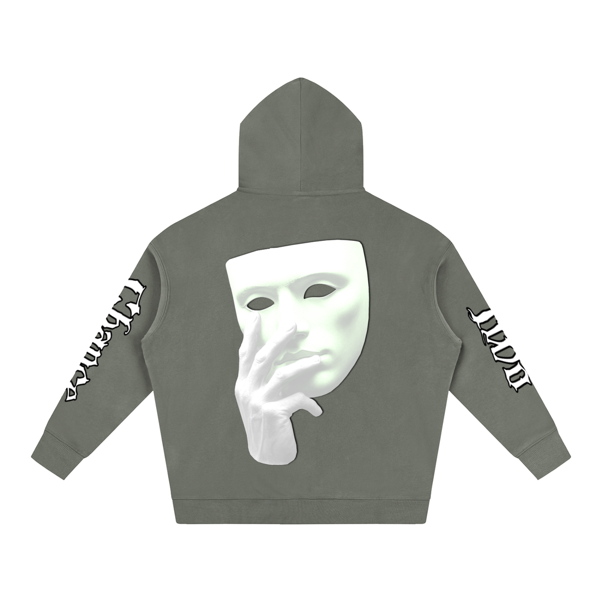 Oversize Fleeced Hoodie “Mask Off”