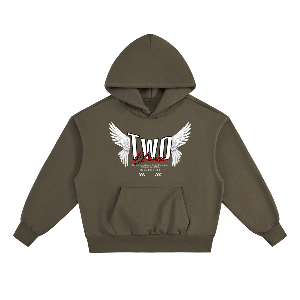 Heavyweight Fleece Hoodie “2Wings”