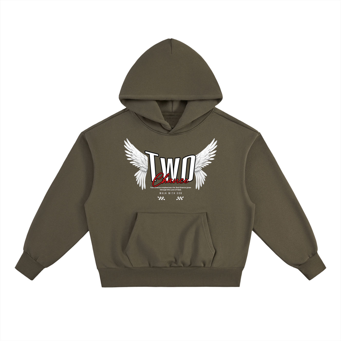 Heavyweight Fleece Hoodie “2Wings”